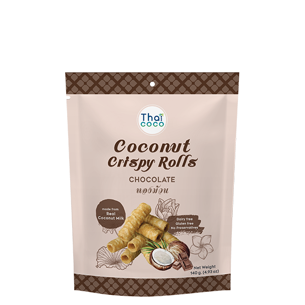 Coconut roll Chocolate Flavor 140 g.